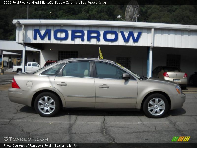 Pueblo Gold Metallic / Pebble Beige 2006 Ford Five Hundred SEL AWD