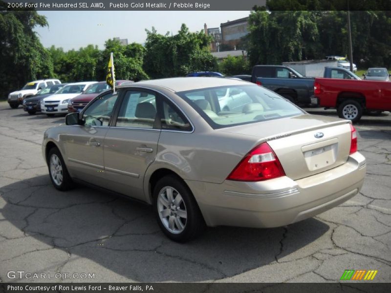 Pueblo Gold Metallic / Pebble Beige 2006 Ford Five Hundred SEL AWD