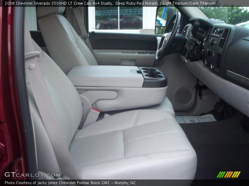 Deep Ruby Red Metallic / Light Titanium/Dark Titanium 2008 Chevrolet Silverado 3500HD LT Crew Cab 4x4 Dually
