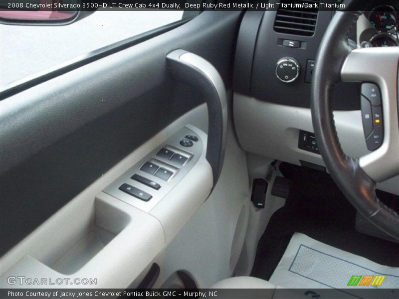 Deep Ruby Red Metallic / Light Titanium/Dark Titanium 2008 Chevrolet Silverado 3500HD LT Crew Cab 4x4 Dually