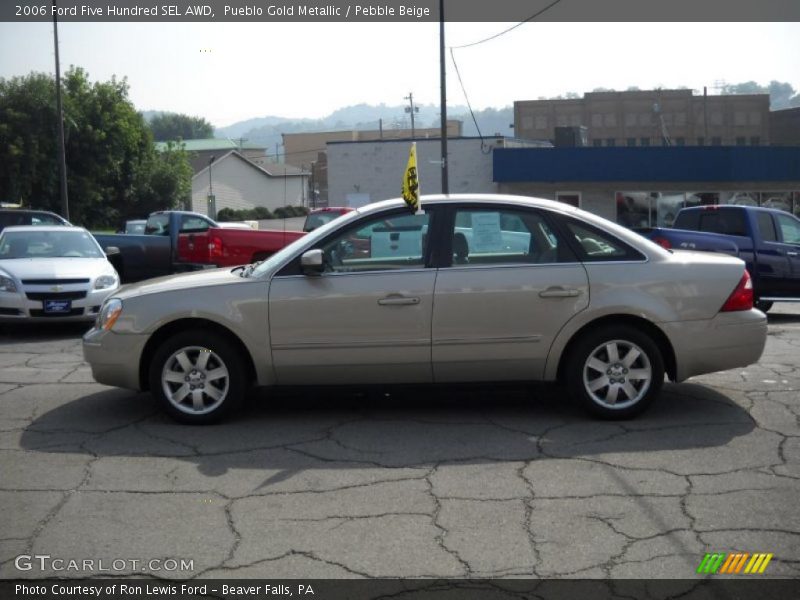 Pueblo Gold Metallic / Pebble Beige 2006 Ford Five Hundred SEL AWD