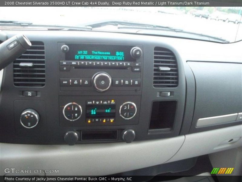 Deep Ruby Red Metallic / Light Titanium/Dark Titanium 2008 Chevrolet Silverado 3500HD LT Crew Cab 4x4 Dually