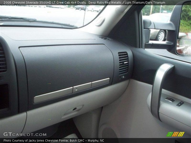 Deep Ruby Red Metallic / Light Titanium/Dark Titanium 2008 Chevrolet Silverado 3500HD LT Crew Cab 4x4 Dually