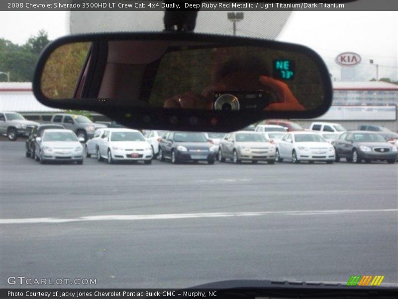 Deep Ruby Red Metallic / Light Titanium/Dark Titanium 2008 Chevrolet Silverado 3500HD LT Crew Cab 4x4 Dually