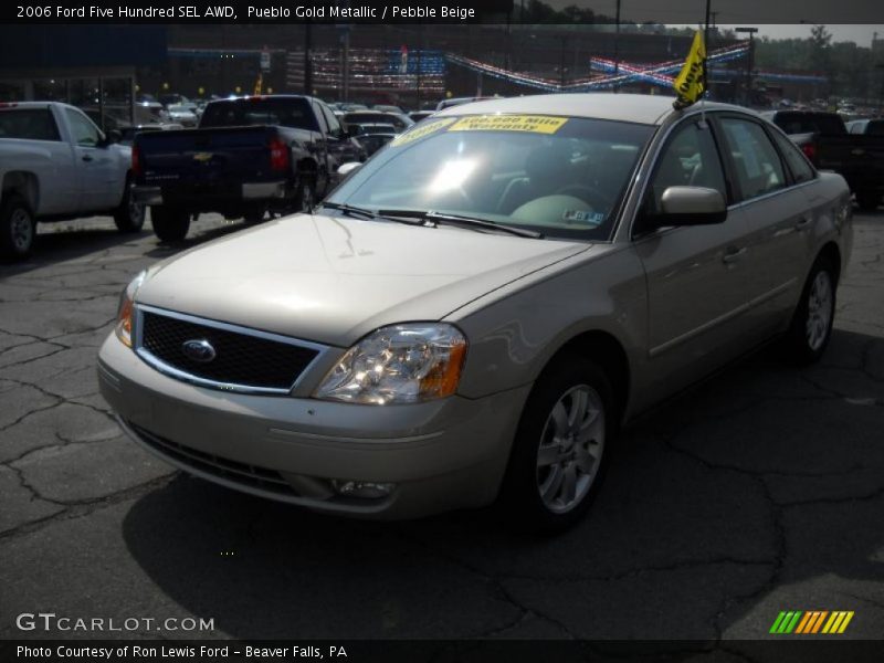Pueblo Gold Metallic / Pebble Beige 2006 Ford Five Hundred SEL AWD