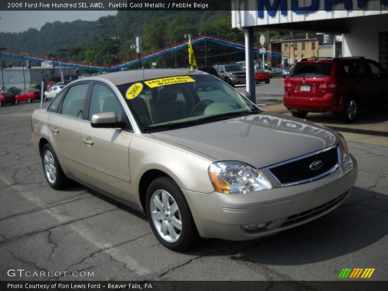 Pueblo Gold Metallic / Pebble Beige 2006 Ford Five Hundred SEL AWD