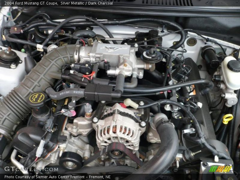Silver Metallic / Dark Charcoal 2004 Ford Mustang GT Coupe