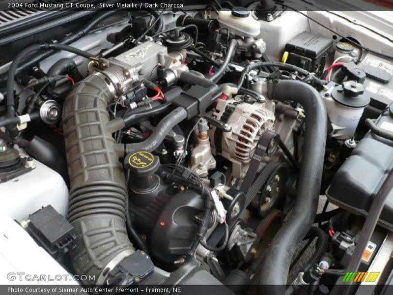 Silver Metallic / Dark Charcoal 2004 Ford Mustang GT Coupe