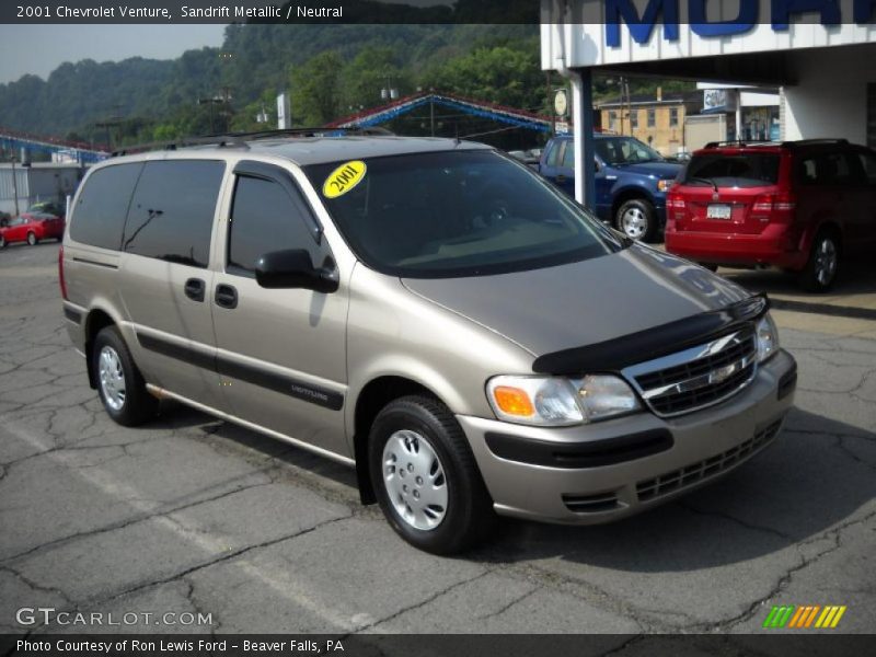 Sandrift Metallic / Neutral 2001 Chevrolet Venture