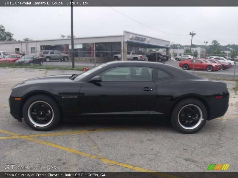 Black / Black 2011 Chevrolet Camaro LS Coupe