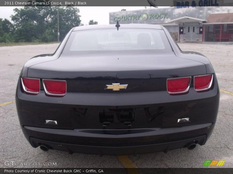 Black / Black 2011 Chevrolet Camaro LS Coupe