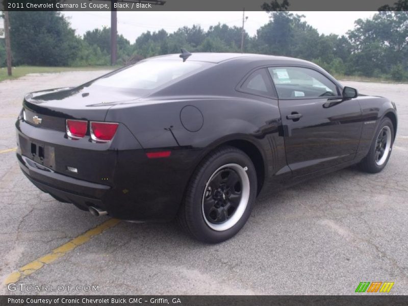 Black / Black 2011 Chevrolet Camaro LS Coupe