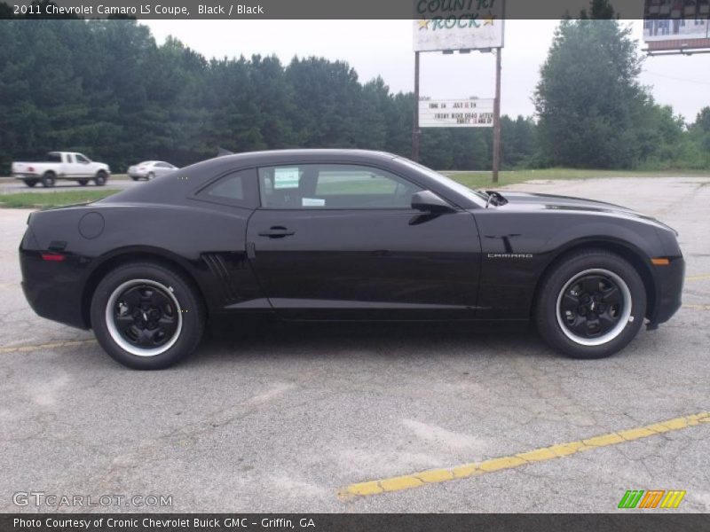 Black / Black 2011 Chevrolet Camaro LS Coupe
