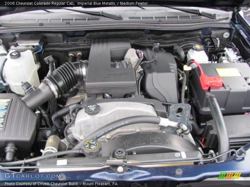 Imperial Blue Metallic / Medium Pewter 2008 Chevrolet Colorado Regular Cab
