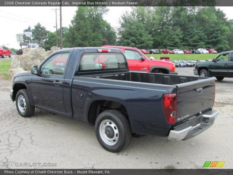 Imperial Blue Metallic / Medium Pewter 2008 Chevrolet Colorado Regular Cab