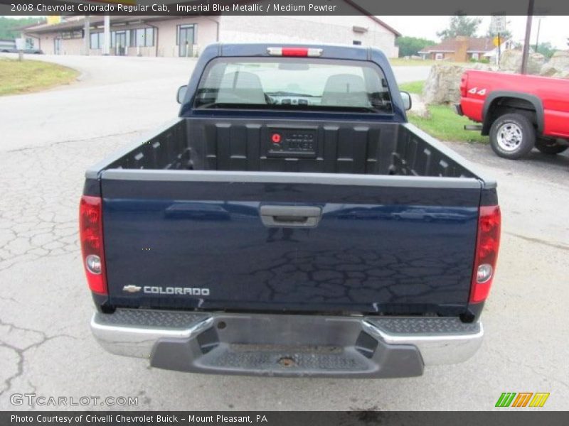 Imperial Blue Metallic / Medium Pewter 2008 Chevrolet Colorado Regular Cab