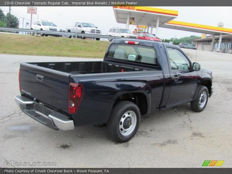 Imperial Blue Metallic / Medium Pewter 2008 Chevrolet Colorado Regular Cab