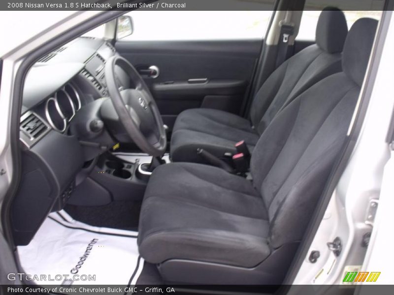 Brilliant Silver / Charcoal 2008 Nissan Versa 1.8 S Hatchback