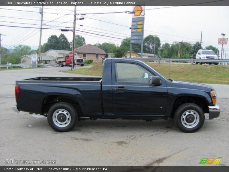 Imperial Blue Metallic / Medium Pewter 2008 Chevrolet Colorado Regular Cab