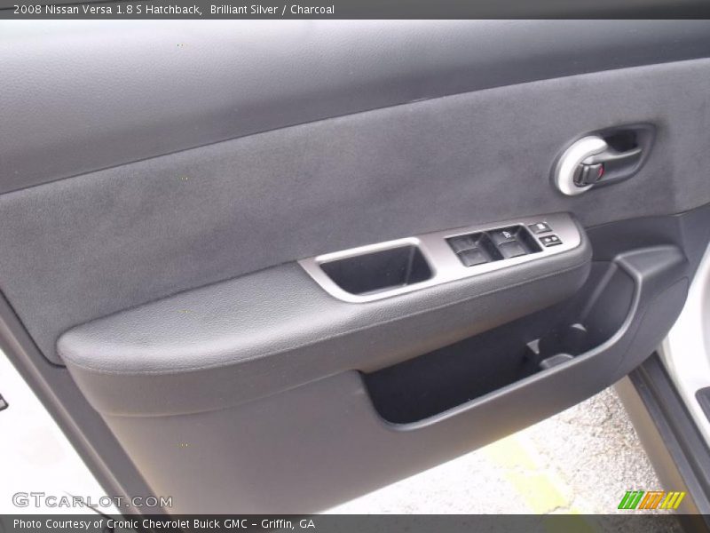 Brilliant Silver / Charcoal 2008 Nissan Versa 1.8 S Hatchback