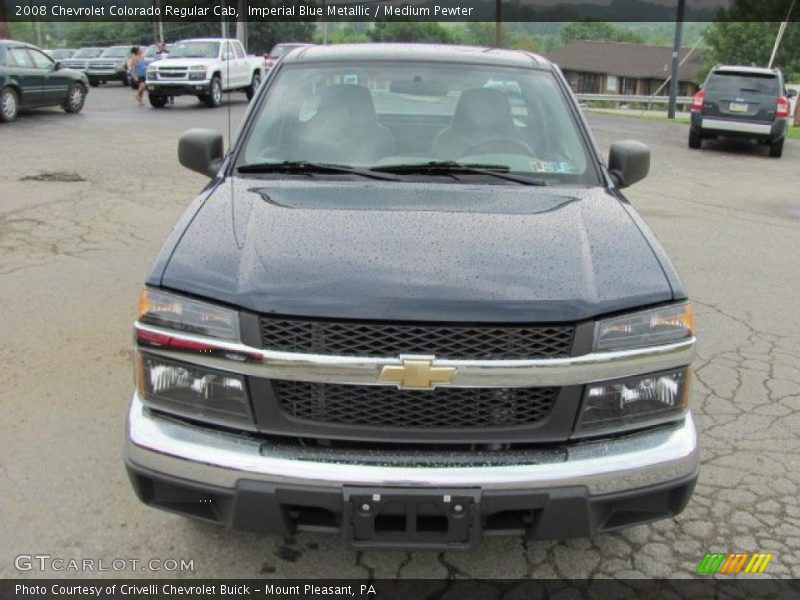 Imperial Blue Metallic / Medium Pewter 2008 Chevrolet Colorado Regular Cab