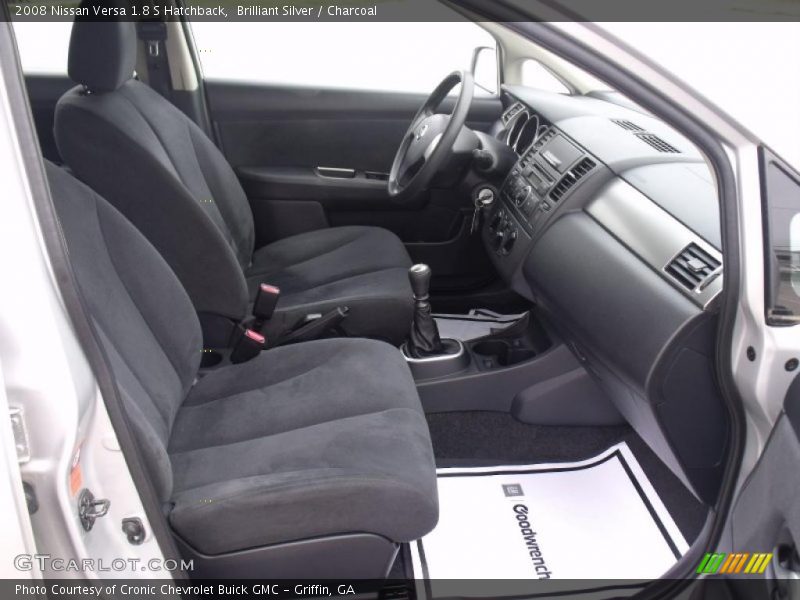 Brilliant Silver / Charcoal 2008 Nissan Versa 1.8 S Hatchback