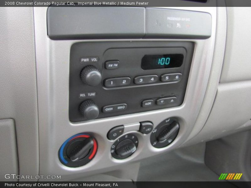 Imperial Blue Metallic / Medium Pewter 2008 Chevrolet Colorado Regular Cab