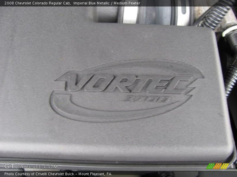 Imperial Blue Metallic / Medium Pewter 2008 Chevrolet Colorado Regular Cab