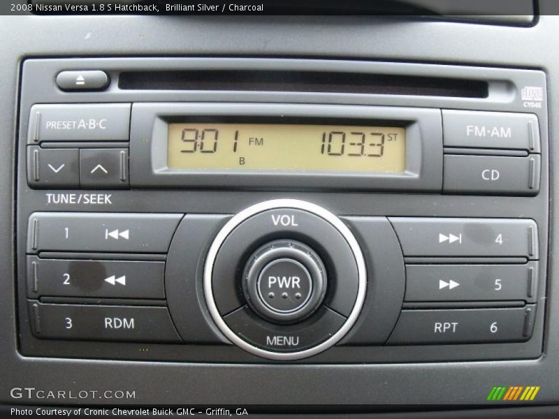 Brilliant Silver / Charcoal 2008 Nissan Versa 1.8 S Hatchback