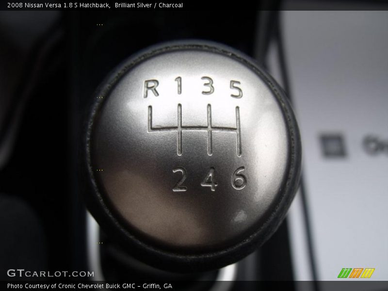 Brilliant Silver / Charcoal 2008 Nissan Versa 1.8 S Hatchback