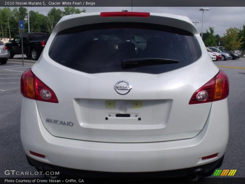 Glacier White Pearl / Beige 2010 Nissan Murano S