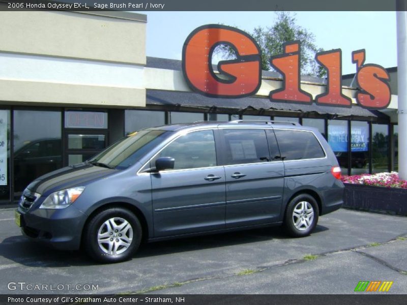 Sage Brush Pearl / Ivory 2006 Honda Odyssey EX-L