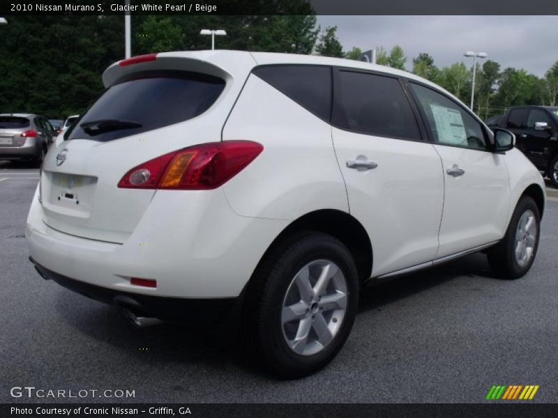 Glacier White Pearl / Beige 2010 Nissan Murano S