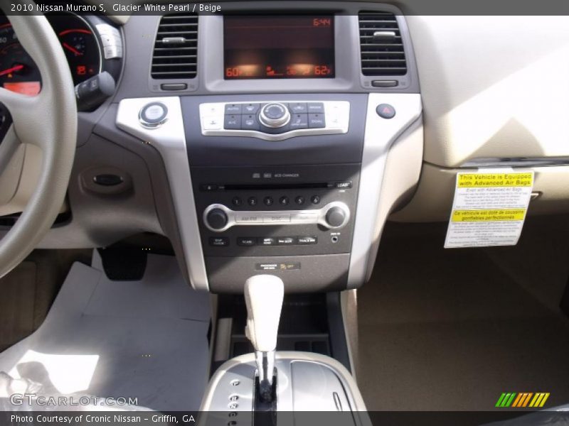 Glacier White Pearl / Beige 2010 Nissan Murano S