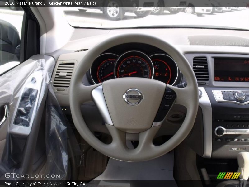 Glacier White Pearl / Beige 2010 Nissan Murano S