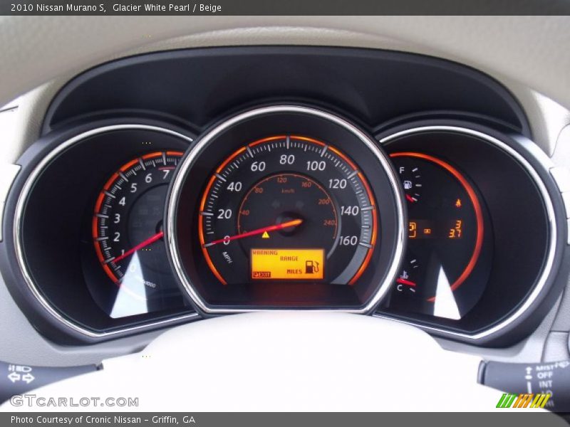 Glacier White Pearl / Beige 2010 Nissan Murano S
