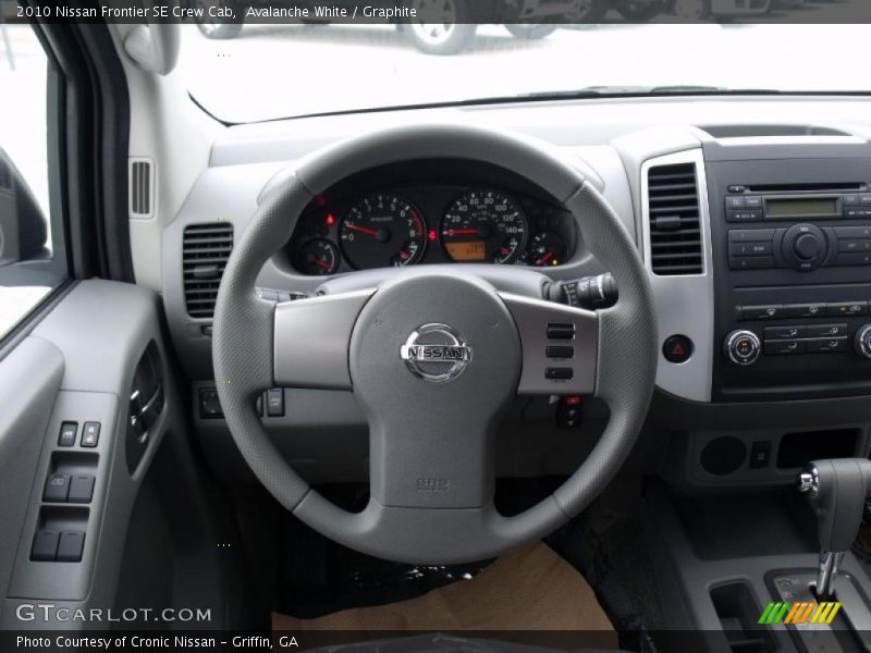 Avalanche White / Graphite 2010 Nissan Frontier SE Crew Cab