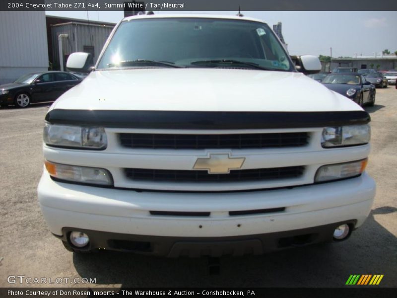 Summit White / Tan/Neutral 2004 Chevrolet Tahoe Z71 4x4