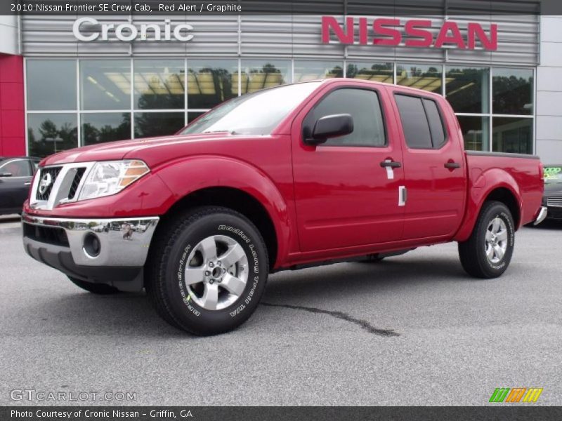 Red Alert / Graphite 2010 Nissan Frontier SE Crew Cab