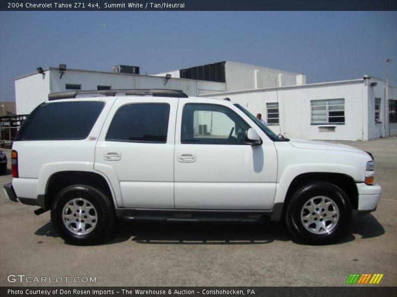 Summit White / Tan/Neutral 2004 Chevrolet Tahoe Z71 4x4