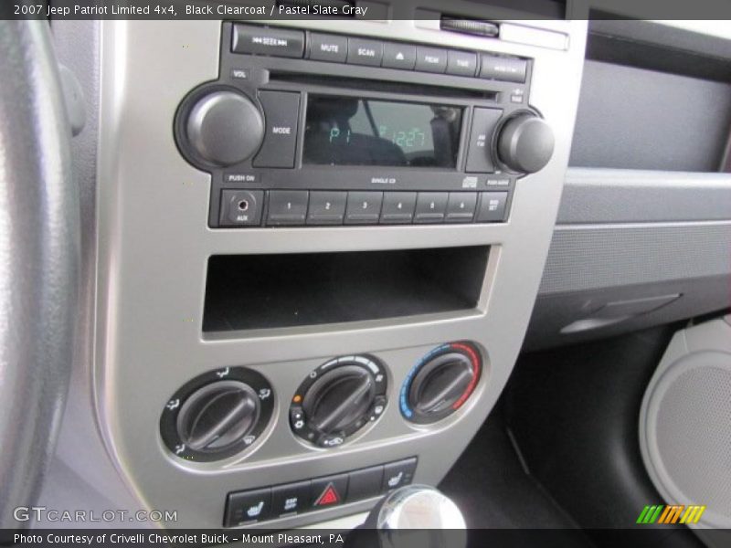 Black Clearcoat / Pastel Slate Gray 2007 Jeep Patriot Limited 4x4