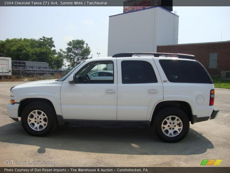 Summit White / Tan/Neutral 2004 Chevrolet Tahoe Z71 4x4