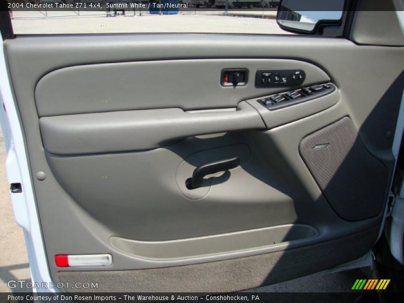 Summit White / Tan/Neutral 2004 Chevrolet Tahoe Z71 4x4