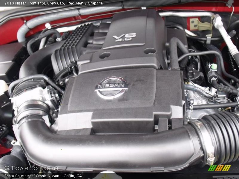 Red Alert / Graphite 2010 Nissan Frontier SE Crew Cab