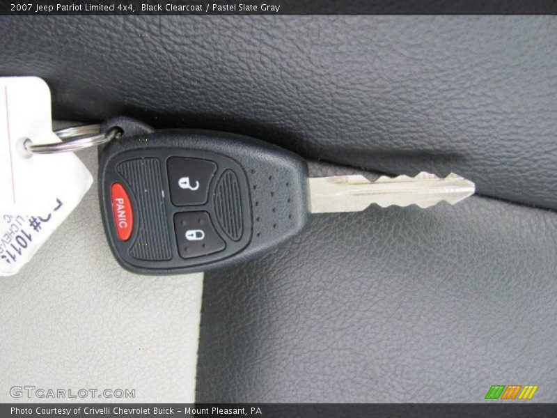 Black Clearcoat / Pastel Slate Gray 2007 Jeep Patriot Limited 4x4