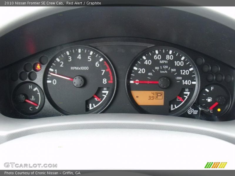 Red Alert / Graphite 2010 Nissan Frontier SE Crew Cab