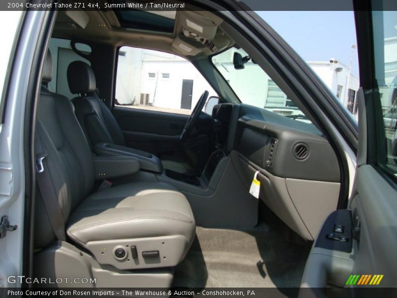 Summit White / Tan/Neutral 2004 Chevrolet Tahoe Z71 4x4