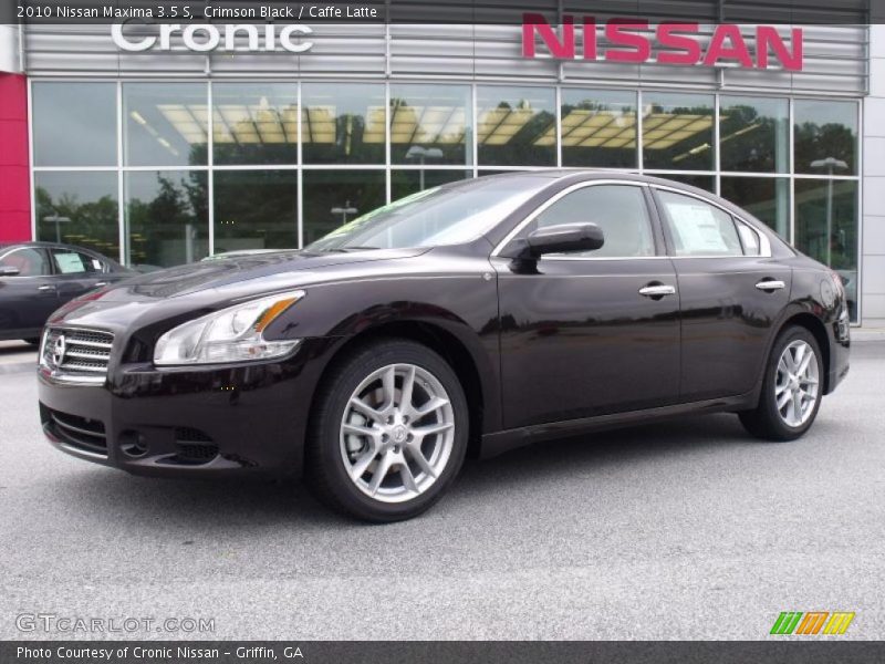 Crimson Black / Caffe Latte 2010 Nissan Maxima 3.5 S
