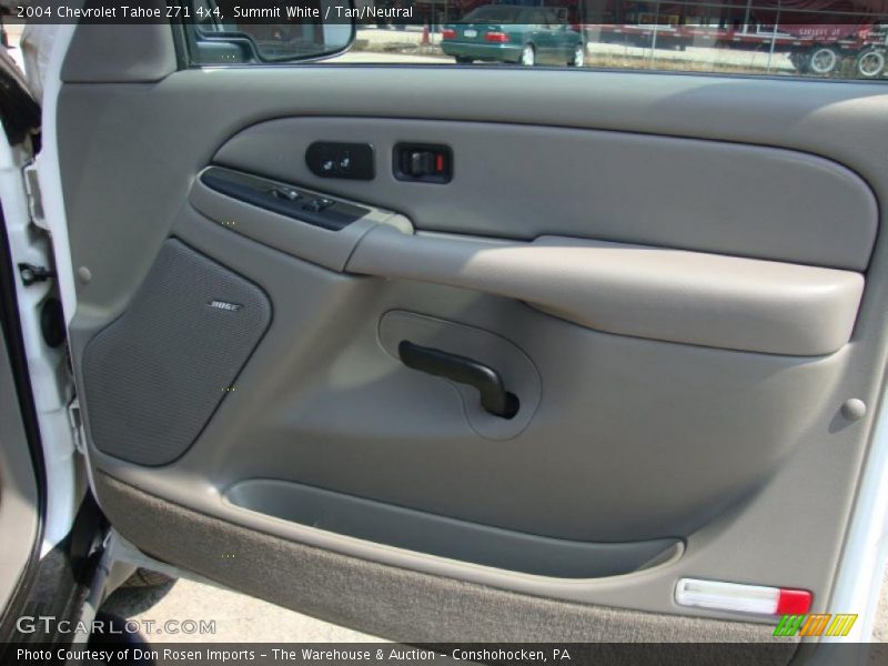 Summit White / Tan/Neutral 2004 Chevrolet Tahoe Z71 4x4