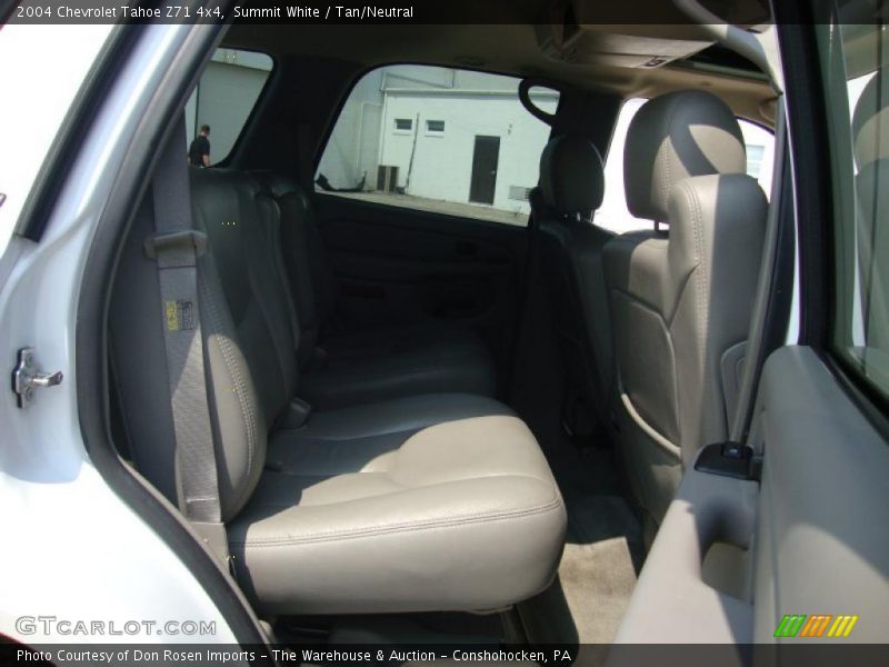 Summit White / Tan/Neutral 2004 Chevrolet Tahoe Z71 4x4